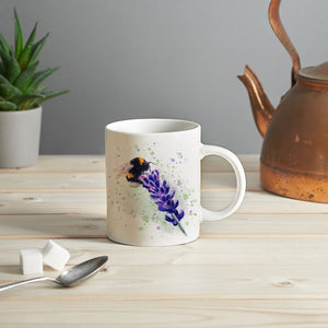 Bee with lavender mug