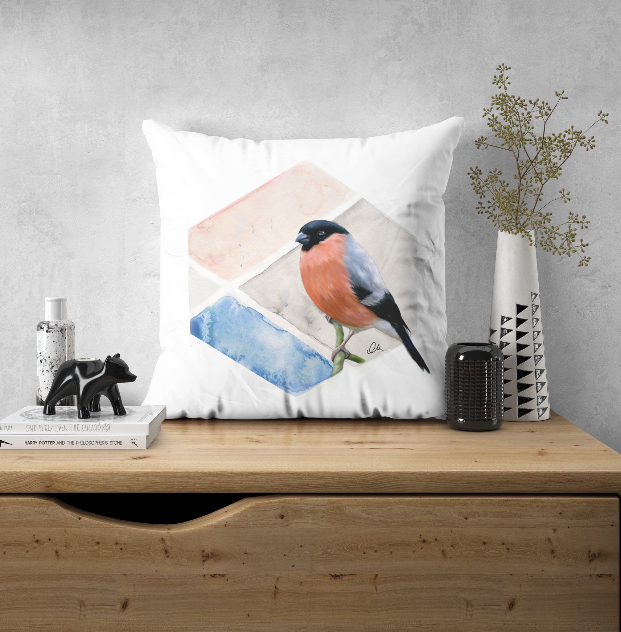 Bullfinch Cushion