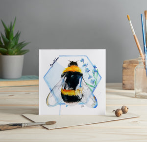 Bumblebee greeting card