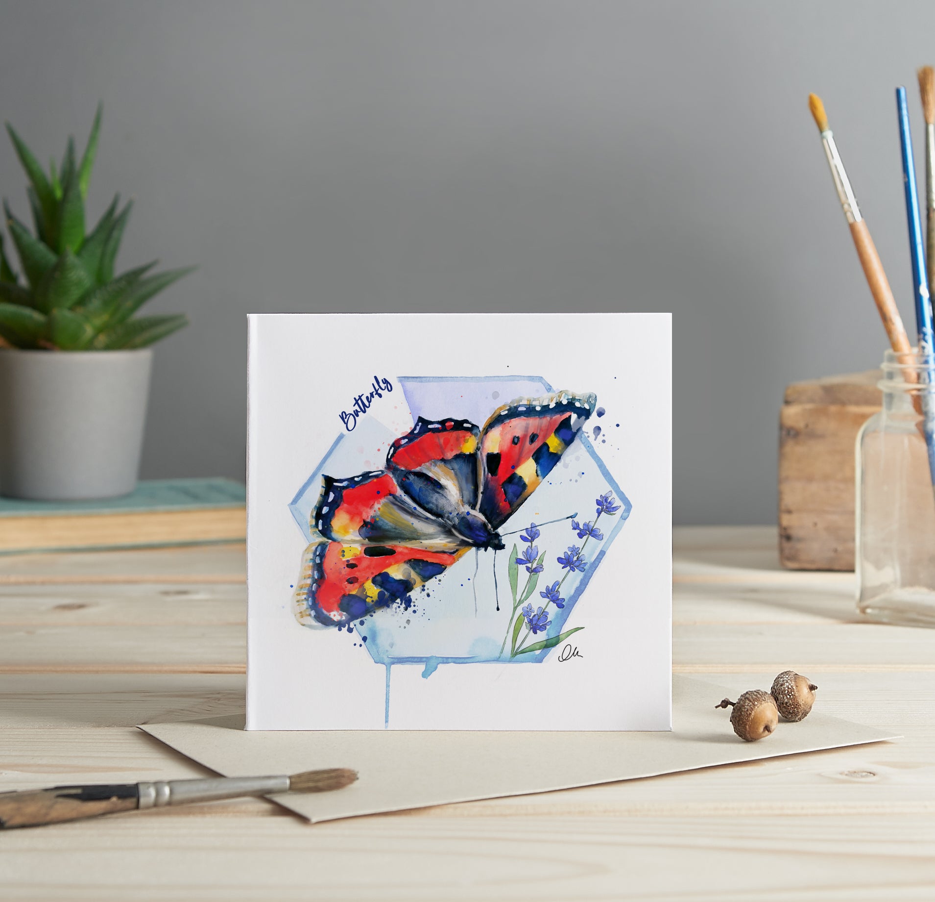 Butterfly greeting card