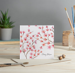 Cherry Blossom greeting card