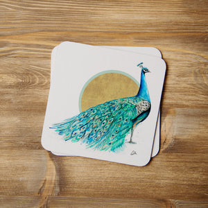 Peacock coaster