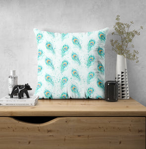 Peacock Pattern Cushion